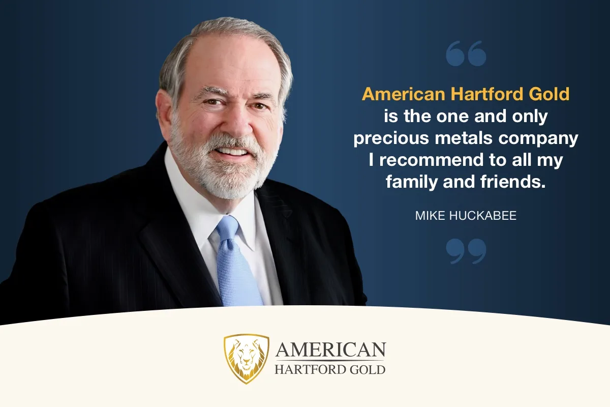 Governor Mike Huckabee Endorses American Hartford Gold for Securing Portfolios with Precious Metals
